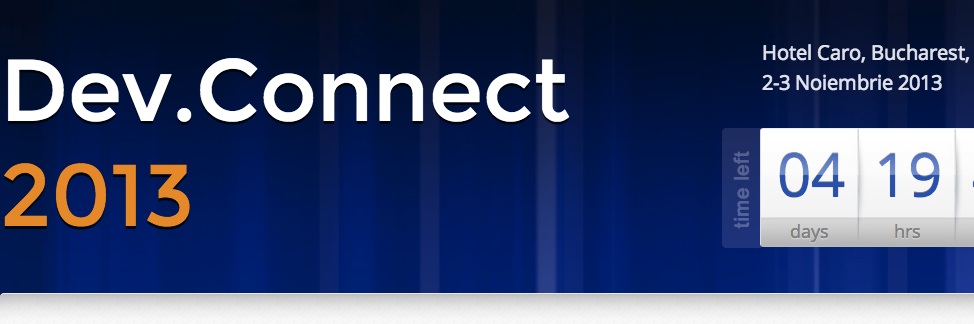 DevConnect 2013 – Conferința națională pentru Devs si ITPros la Bucuresti